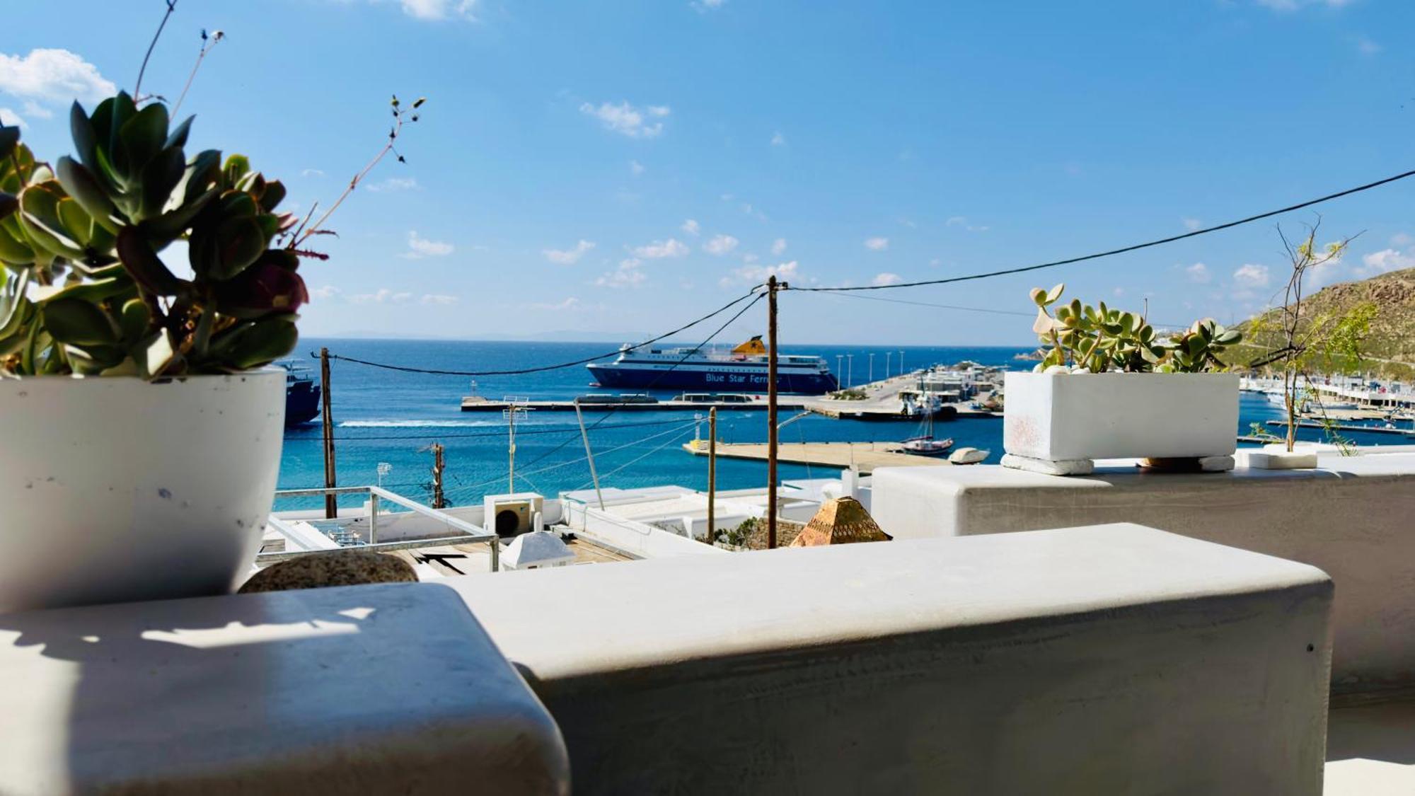 Mykonos Tourlos Nests - Sea View Escape Apartment Ngoại thất bức ảnh