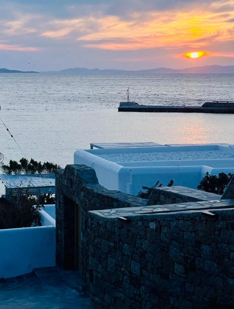 Mykonos Tourlos Nests - Sea View Escape Apartment Ngoại thất bức ảnh