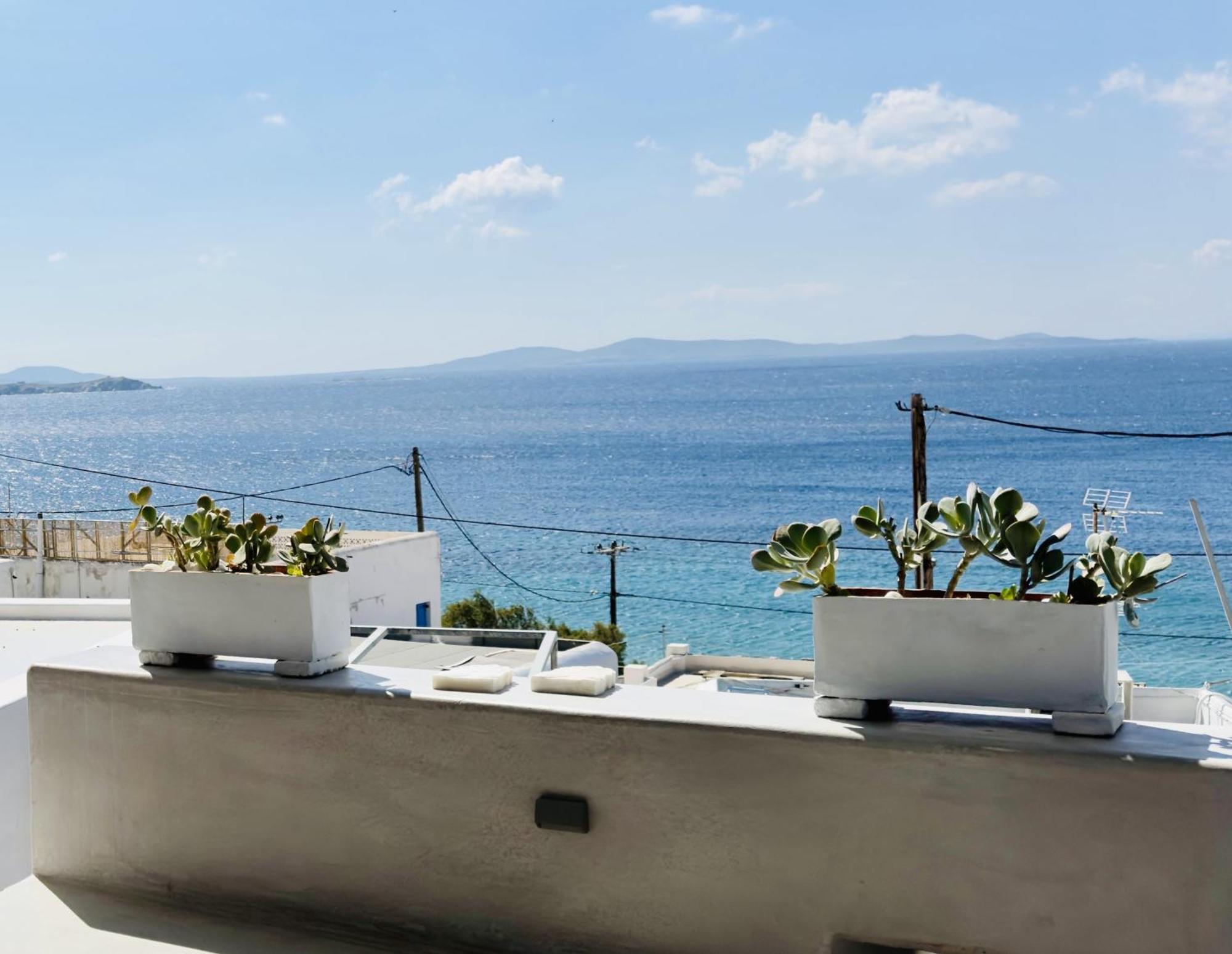 Mykonos Tourlos Nests - Sea View Escape Apartment Ngoại thất bức ảnh