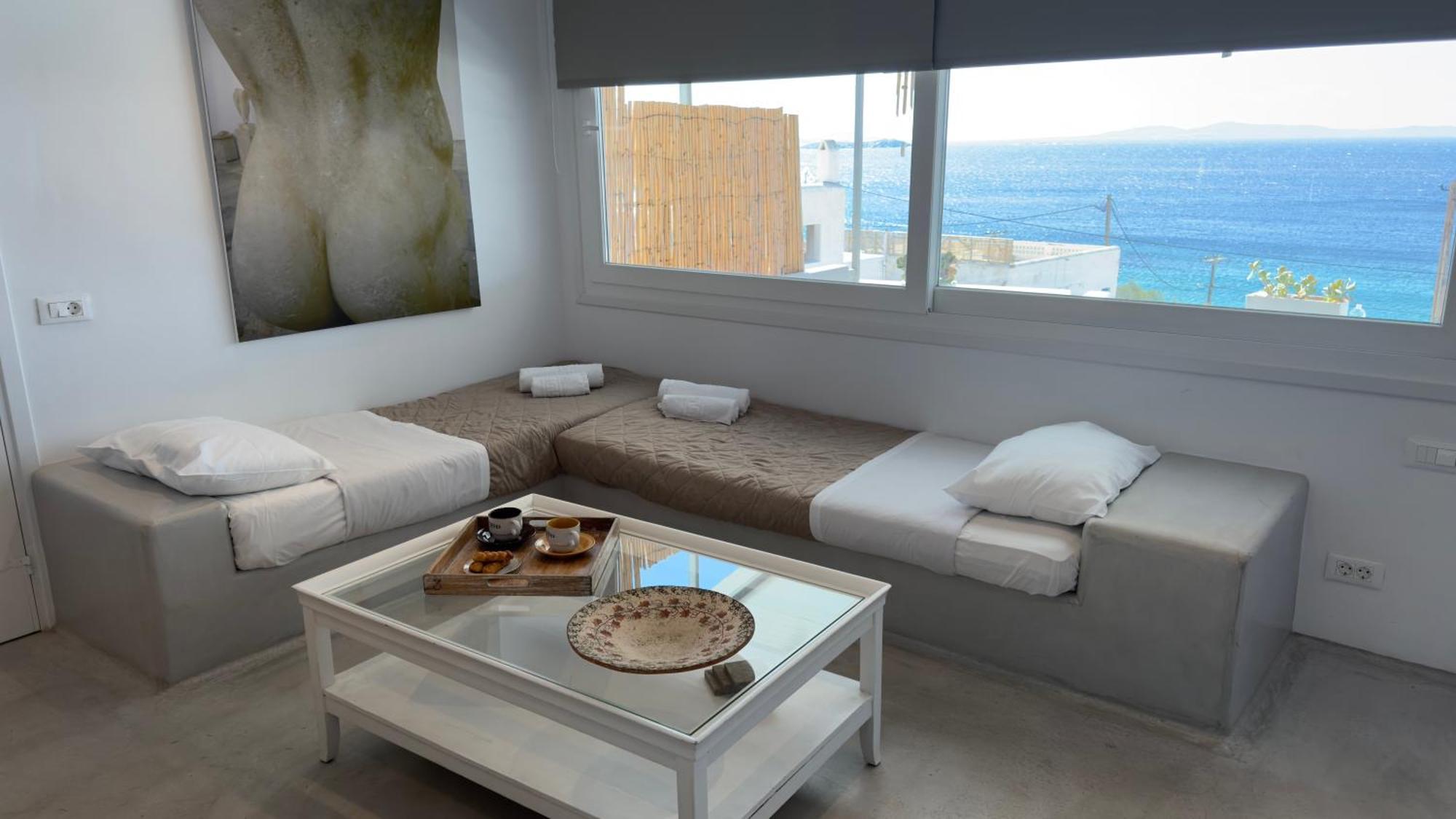 Mykonos Tourlos Nests - Sea View Escape Apartment Ngoại thất bức ảnh