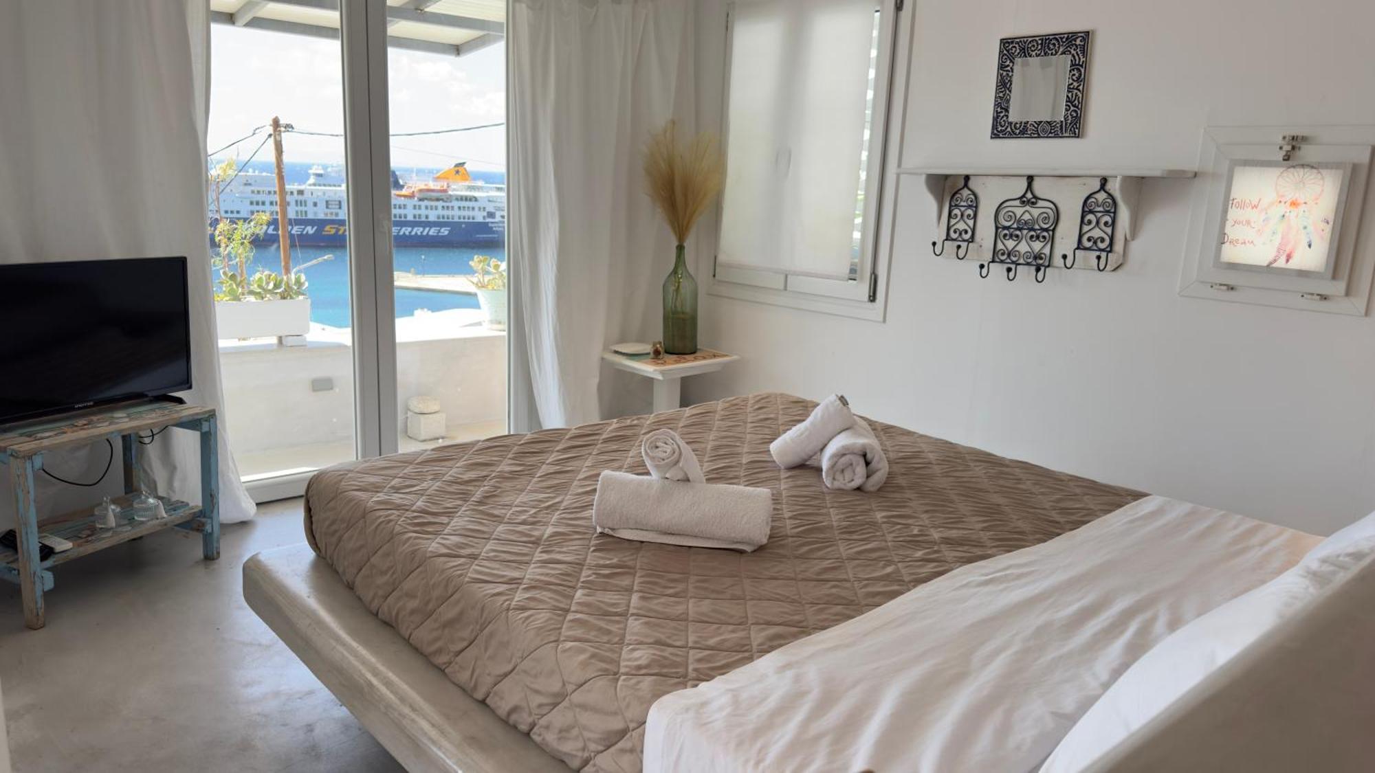 Mykonos Tourlos Nests - Sea View Escape Apartment Ngoại thất bức ảnh