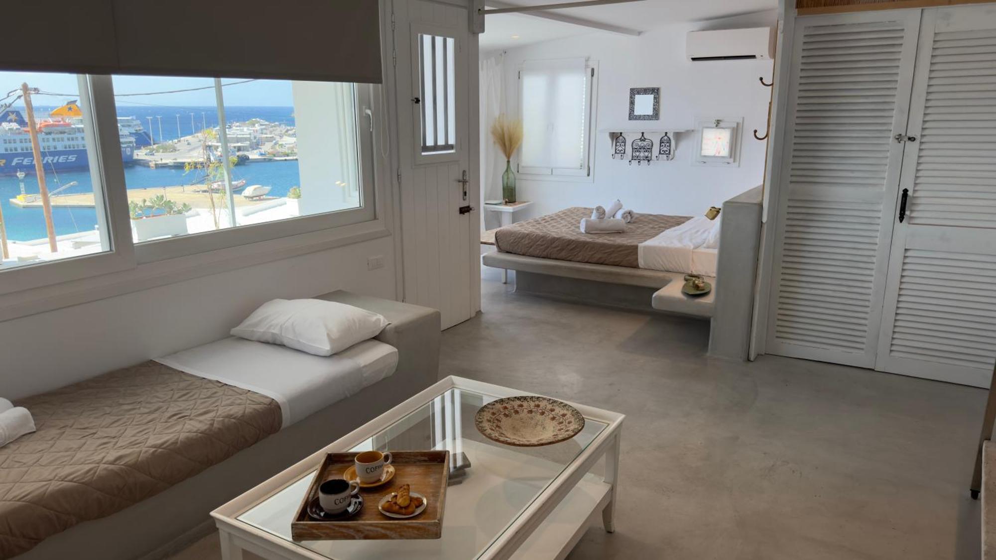 Mykonos Tourlos Nests - Sea View Escape Apartment Ngoại thất bức ảnh