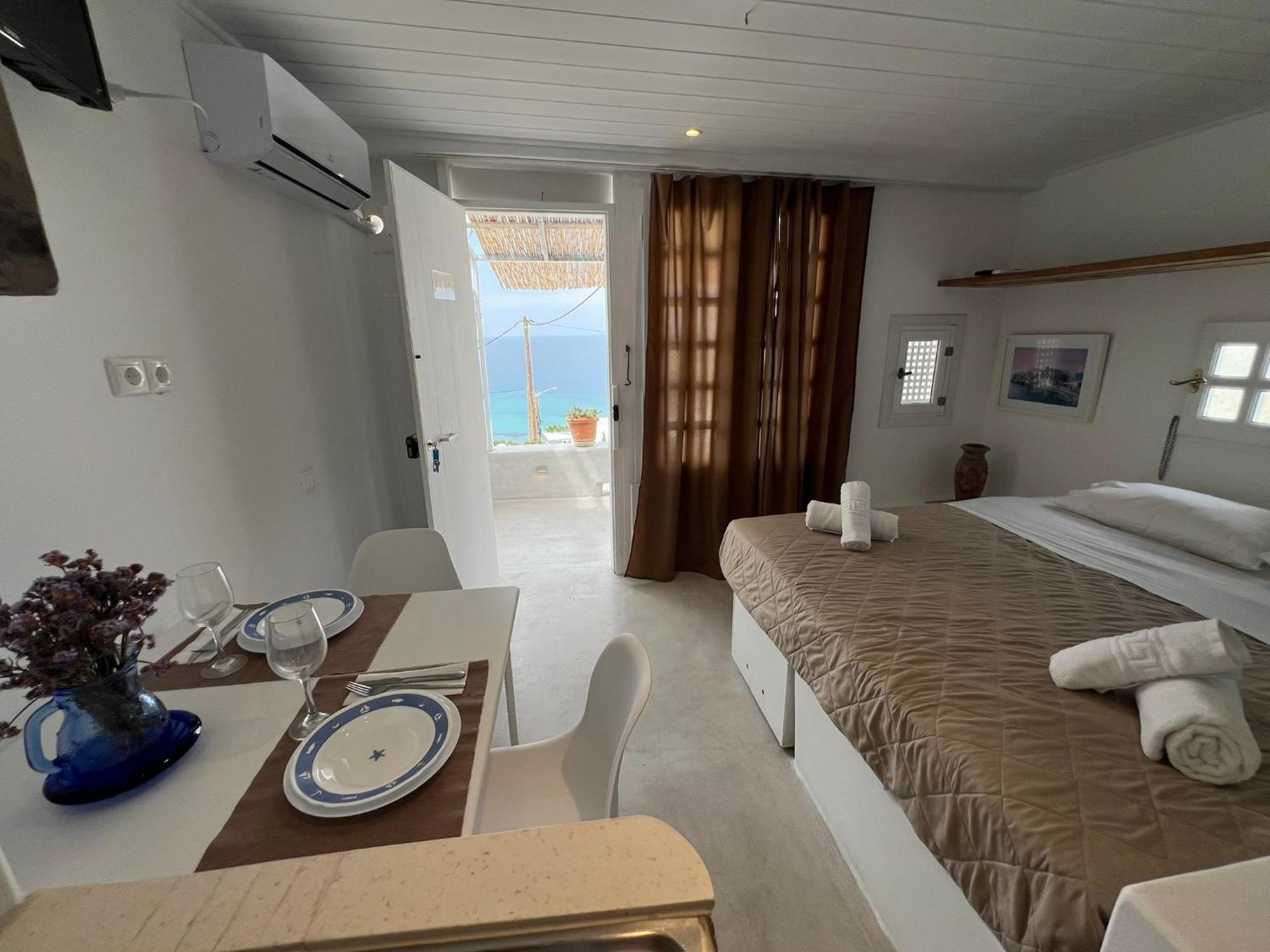 Mykonos Tourlos Nests - Sea View Escape Apartment Ngoại thất bức ảnh