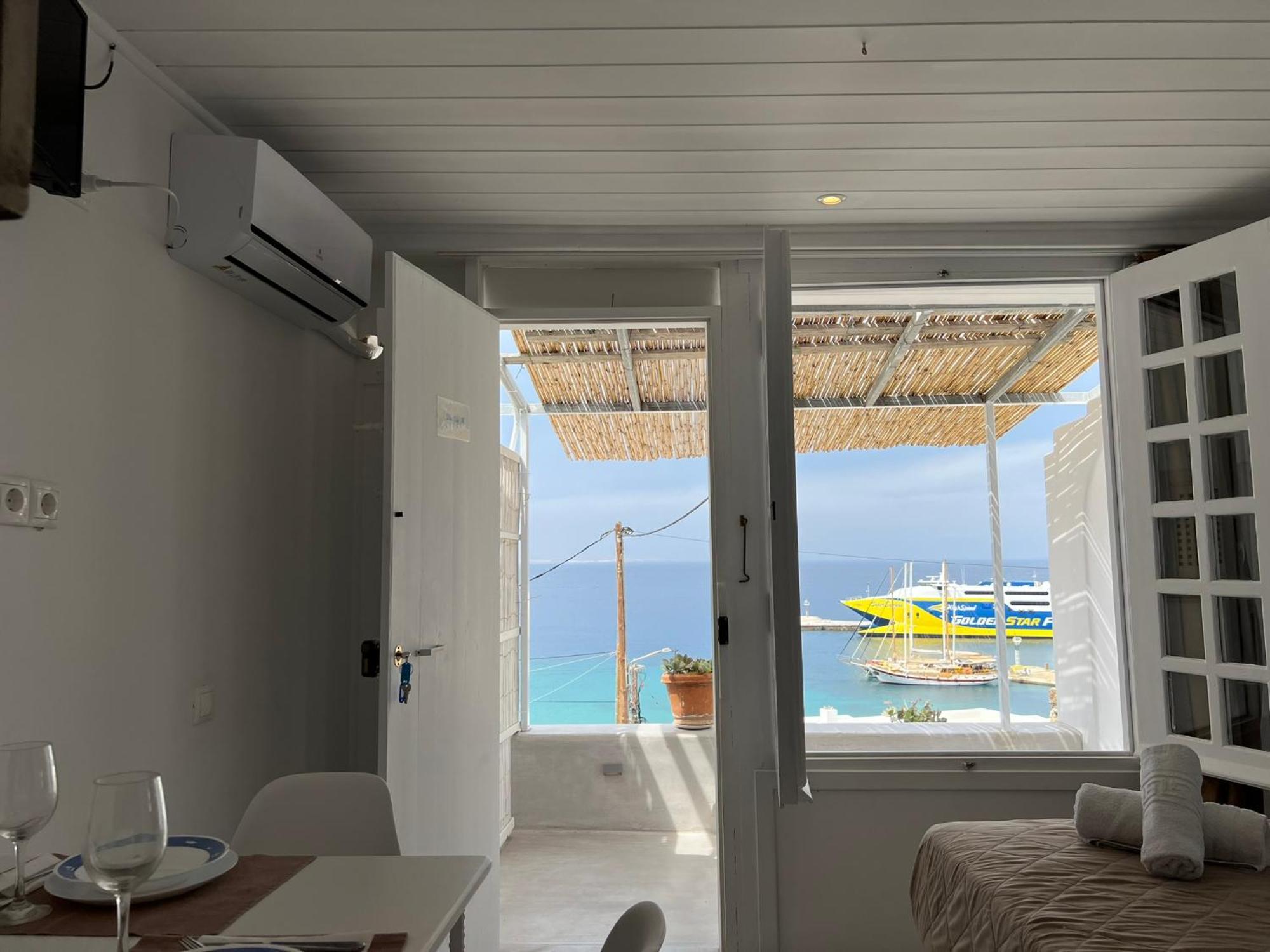 Mykonos Tourlos Nests - Sea View Escape Apartment Ngoại thất bức ảnh