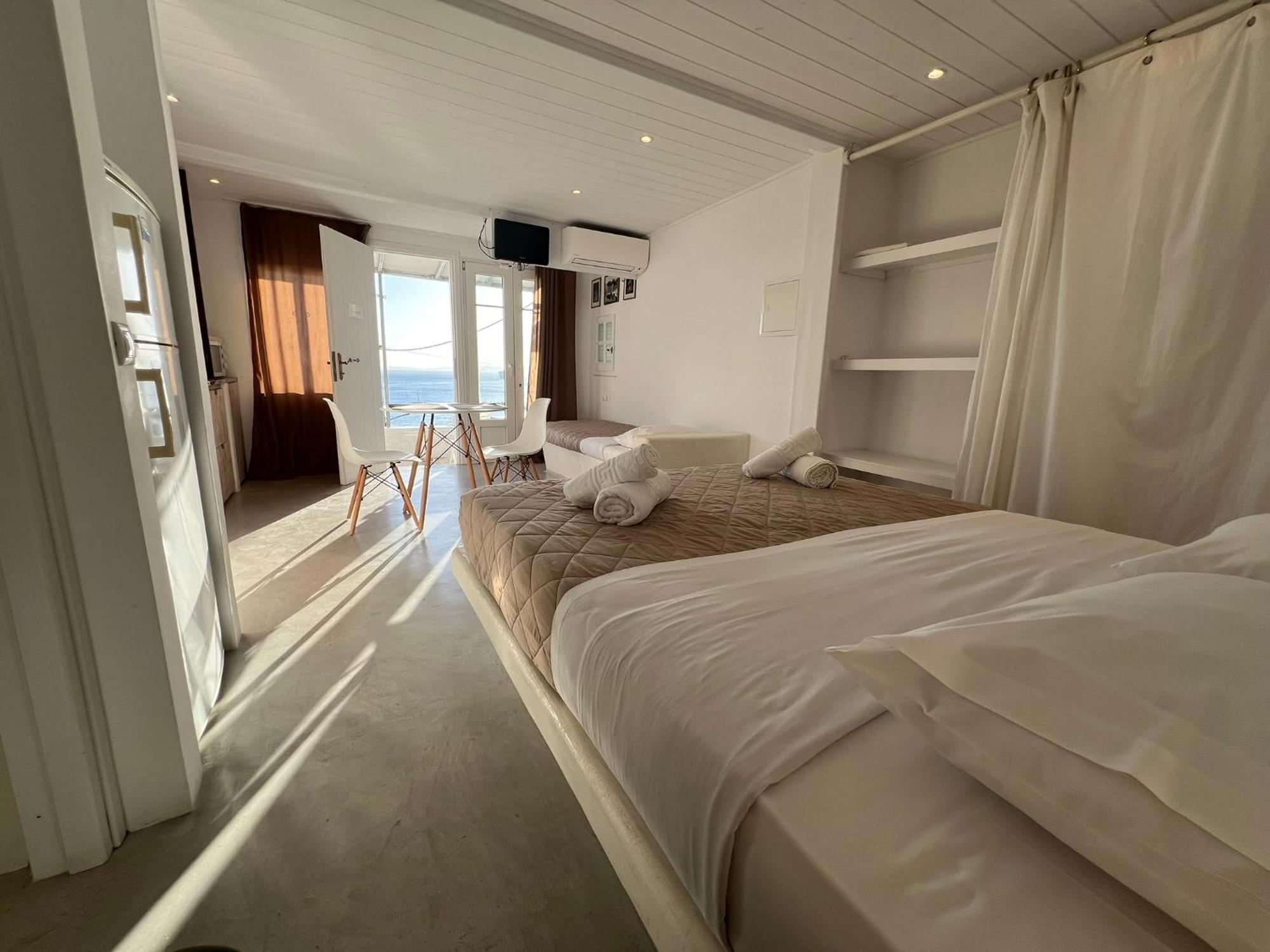 Mykonos Tourlos Nests - Sea View Escape Apartment Ngoại thất bức ảnh